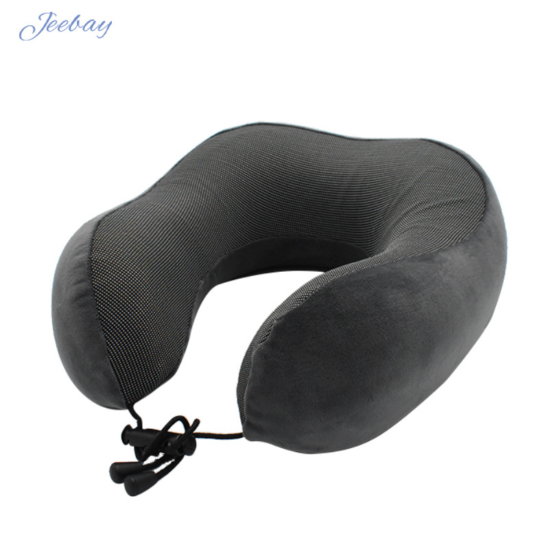 JB custom U shape pillow flight pillow memory foam travel pillow