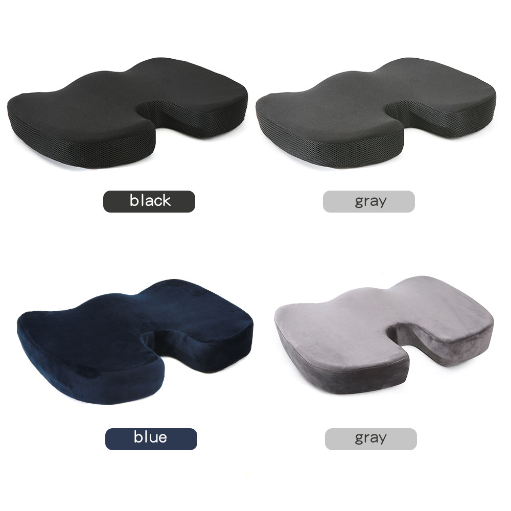 J-1011 Cooling Comfort Silicone Adult wheelchair memory foam Car seat Gel cushion for office chair Scar Coccyx Orthopedic