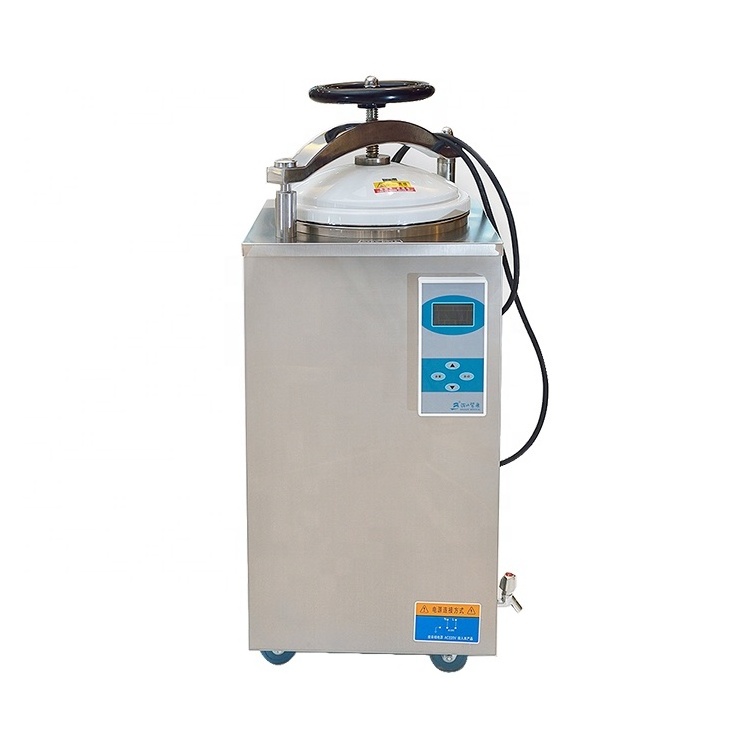 100L vertical high pressure steam sterilizer used autoclave