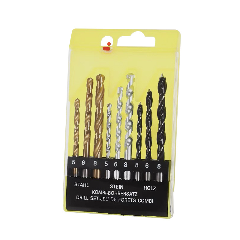 9/15 Pcs Wood Twist Drill Bits High Speed Steel Drill Bit Set 5 6 8mm