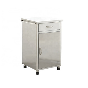 Stainless Steel Medical Bedside Cabinet