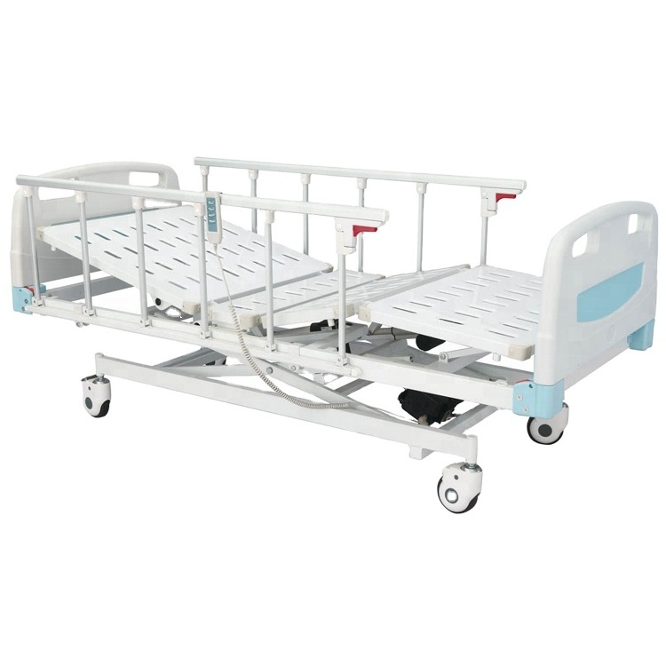 new style electric care bed with adjustable headrest for hospital ICU used