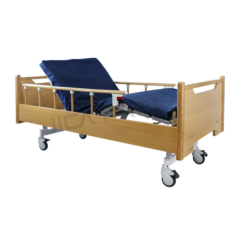 Nursing Home and Home Use 3 Function Electric Homecare Medical Bed for the Elderly