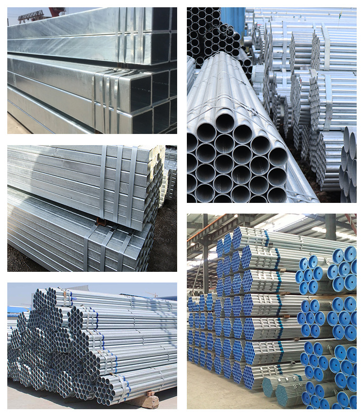 20x40 galvanized rectangular steel tube galvanized square tube 85*85mm 14 gauge 50 x 50 galvanized square steel tubes