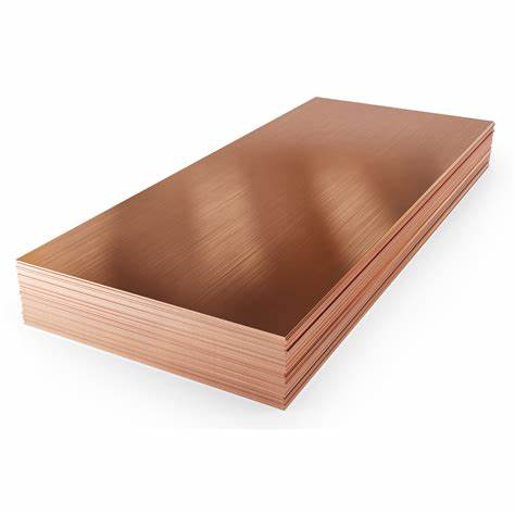 Wholesale Copper Cathodes Plates 3mm 5mm 20mm thickness 99.99% Copper Cathodes T2 4x8 copper Plate sheets Supplier price