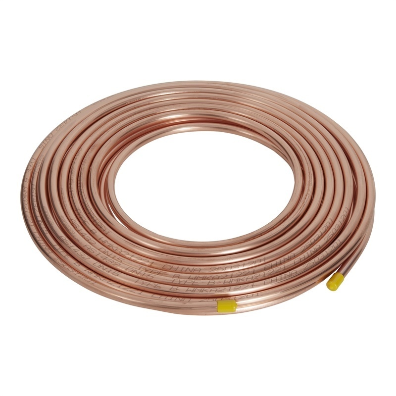 ASTM B280 Pure Copper 99.95% Air Conditioners Flexible Copper Pipe Copper Pancake Coil Tube