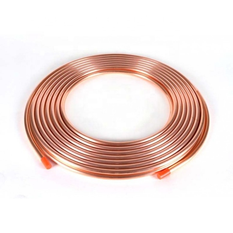 ASTM B280 Pure Copper 99.95% Air Conditioners Flexible Copper Pipe Copper Pancake Coil Tube