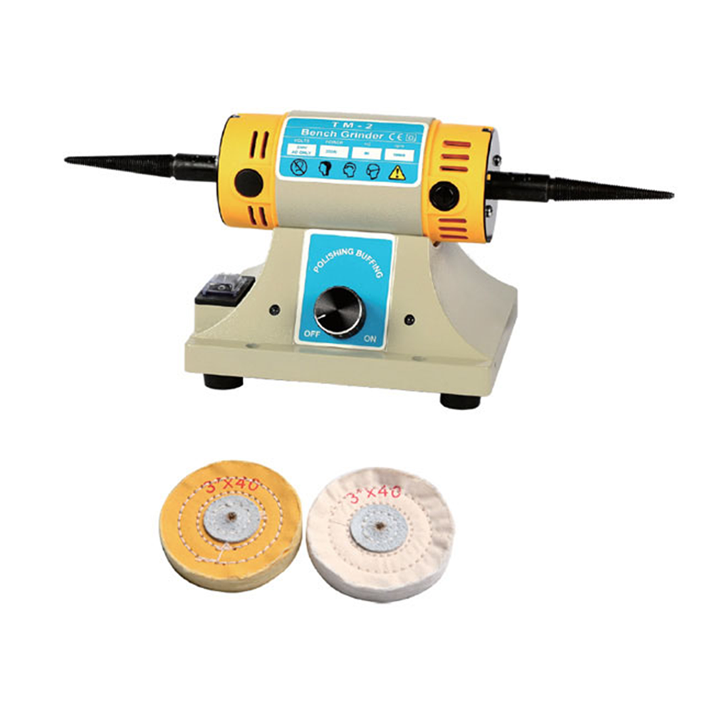 TM-2B 220V 200W Apply Jewelry Metal Variable Speed Electric Polishing Bench Mini Buffing Machine