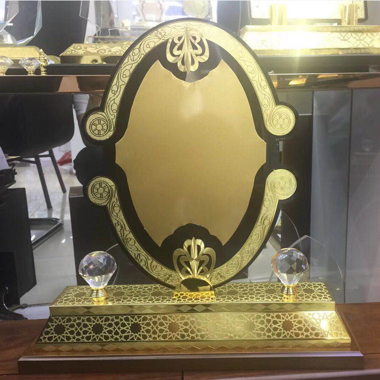 2018 New design Saudi Arabic black acrylic trophy for the Middle East trophy