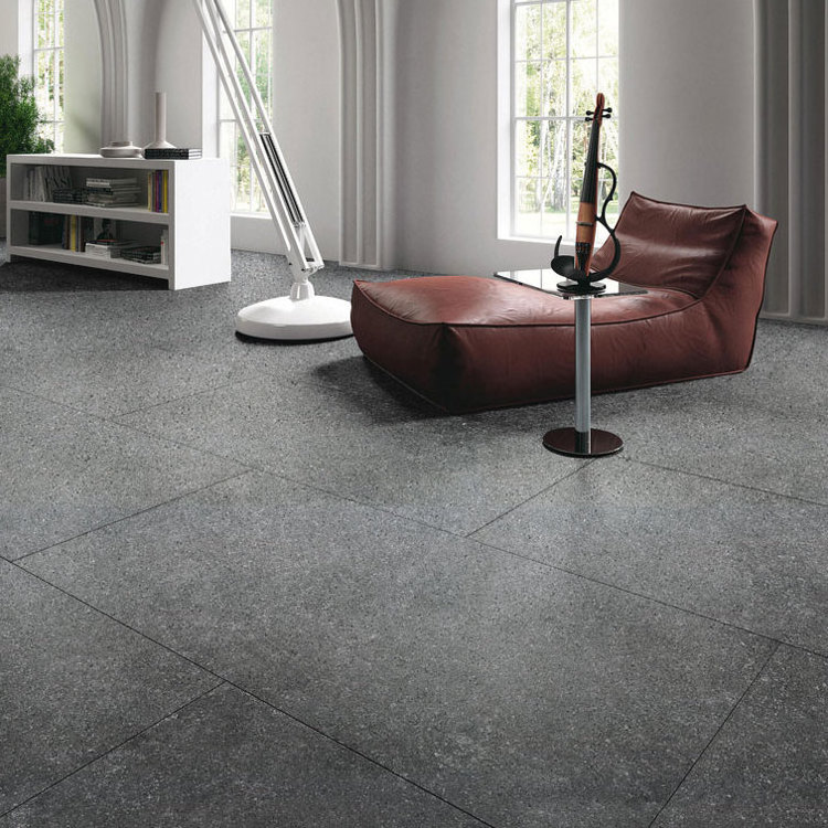 600x1200 Concrete Full body Granite Look Terrazzo Design Rough Finish Porcelain Rustic Floor Tiles