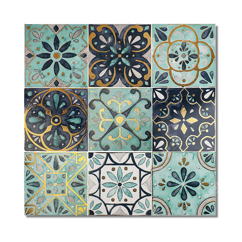 Gold Luxury Handmade Mixed Moroccan Design Decorative Ceramic Bathroom and Kitchen Porcelain Tile