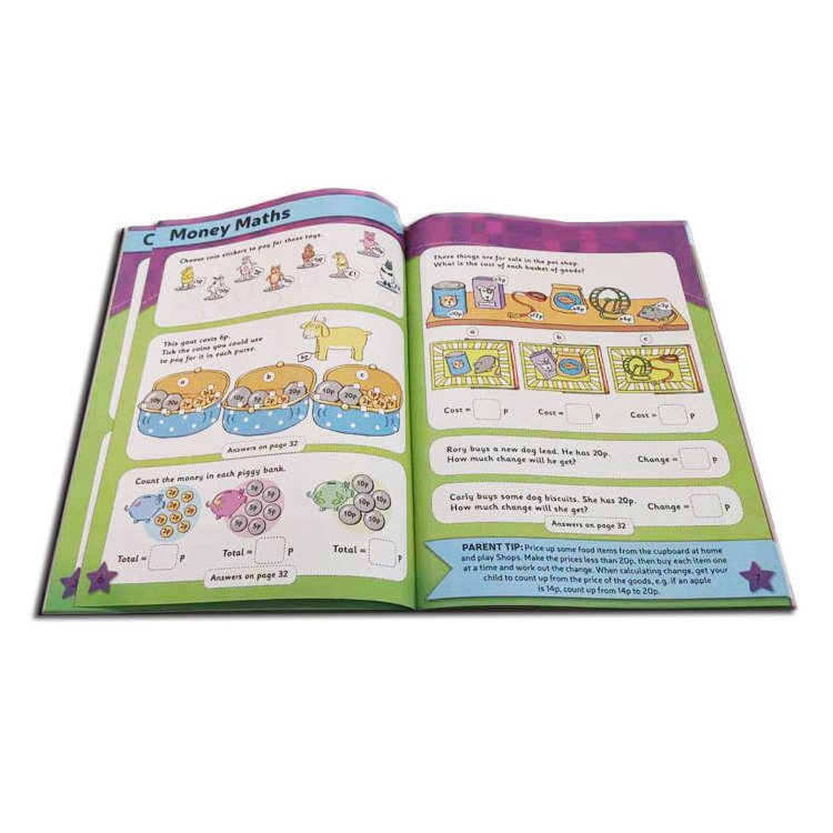 Fun Activities Stickers Maths Book