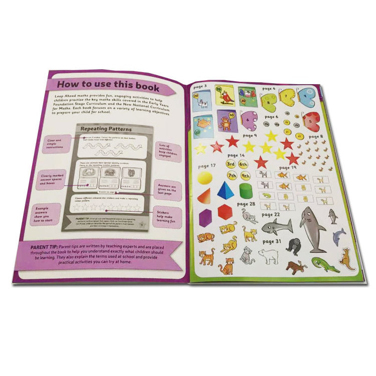 Fun Activities Stickers Maths Book