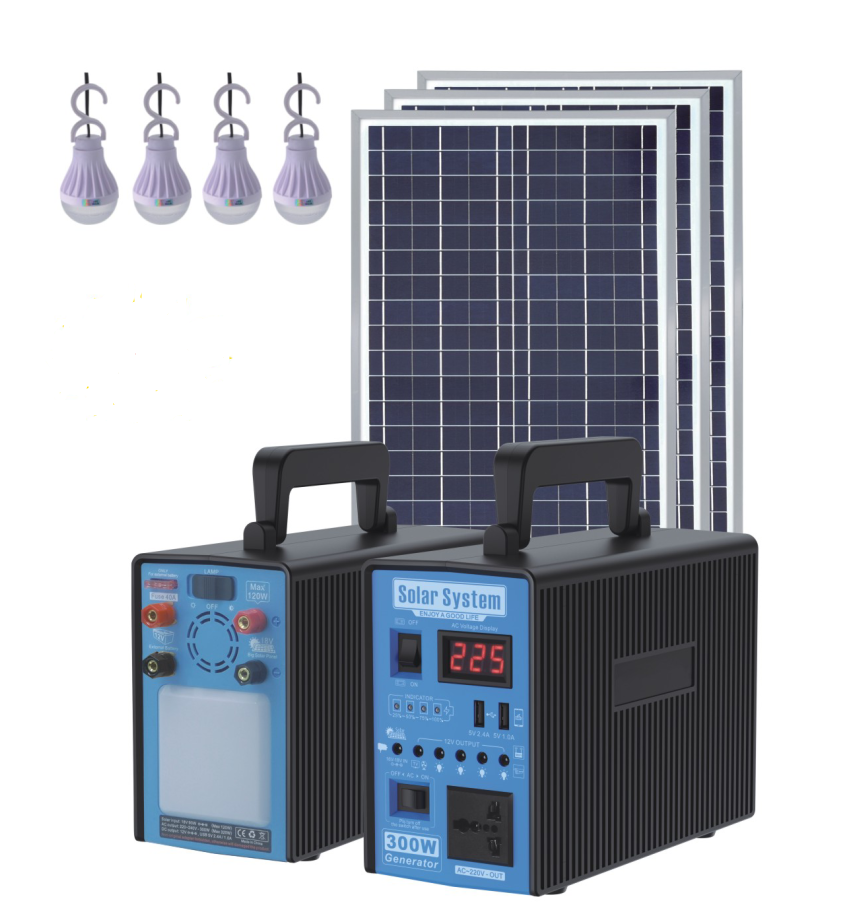 200 watts 300 watts 400 watts solar panel and power supply station solar portable generator