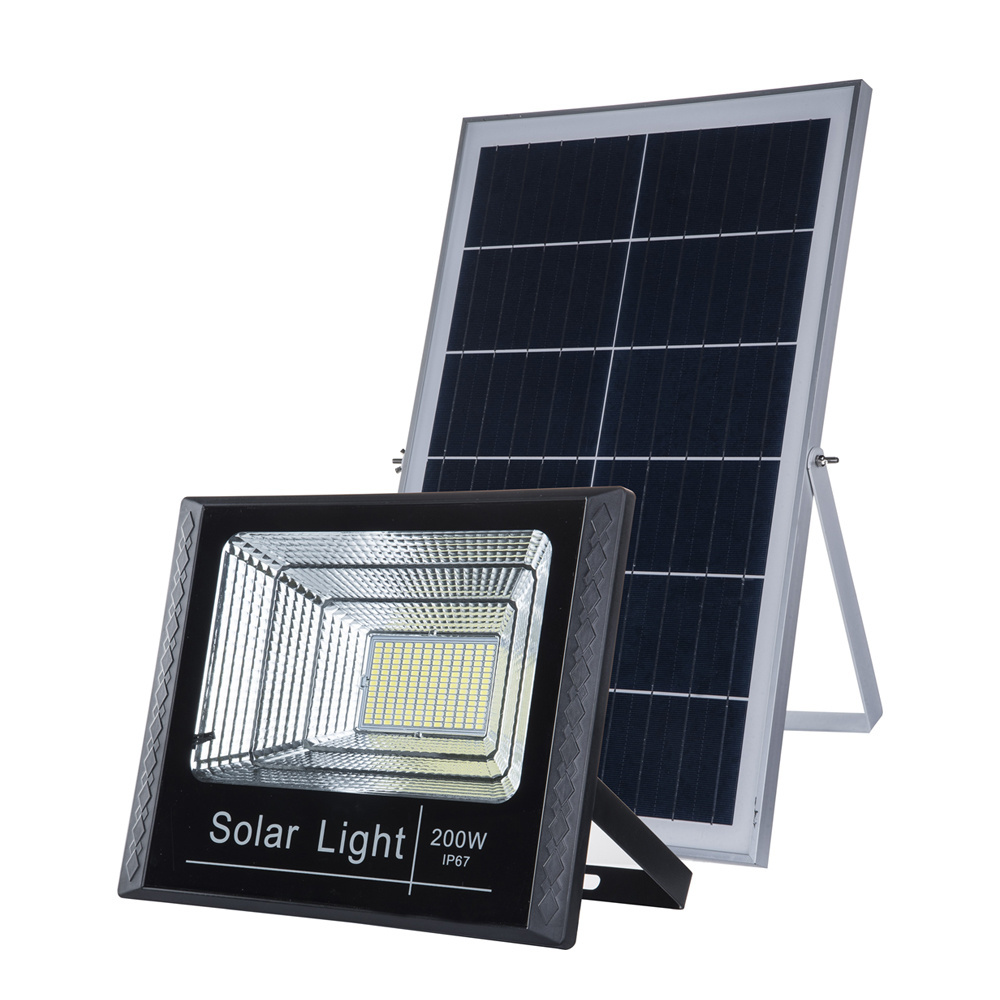 60w 100w 200w 300w 600w Led Solar Floodlight  Remote Control  Solar Flood Lights