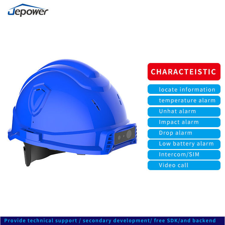 Safety hard Hat built in camera with GPS tracking wifi 3G 4G live video Mining 2022 Trending Hidden Action Hard Hat Mounted wear