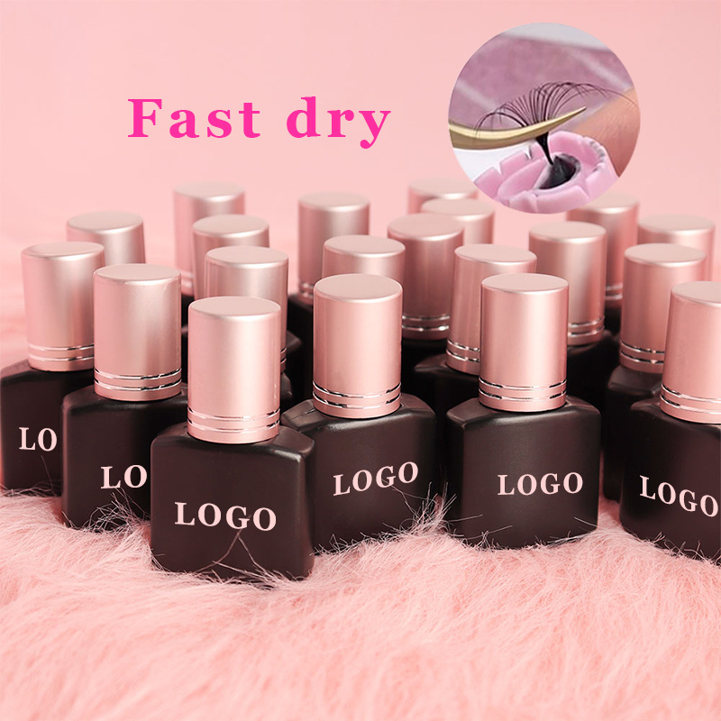 Individual Logo Glue 5 10ml Eyelash Extensions Korea Sensitive Glue Sky Private label Adhesive Professional Custom Waterproof La