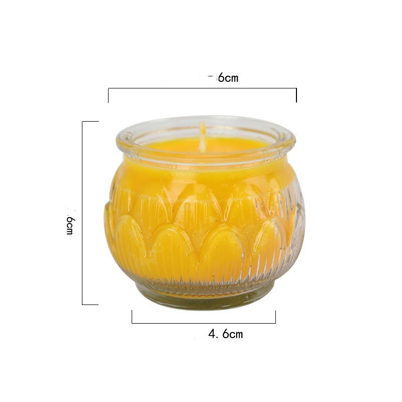 Hot Selling 24-hours Butter Lamp Lotus Candle Votive Candle Ghee Candle