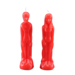 Religious Spiritual Candle Spell Human Male Female Body Image Figure Candle