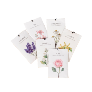 Fragrance Candle Sachet Bag Hanging Paper Lavender Scented Sachet Bags For Car Drawer Closet  Closet Air Deodorizer