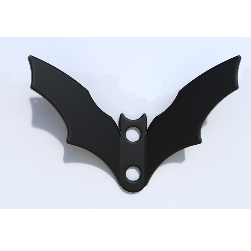 Wall Mounted Metal Self-Adhesive Black Bats Shape Design Coat Hanger Hook Clothes Towel Organizing Hooks