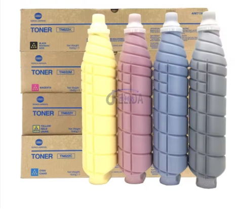 Genuine TN622 Konica Minolta Laser Original Toner Cartridge Box 622 A5E7150 A5E7250 A5E7350 A5E7450 Bizhub c1085 C1100 C6110