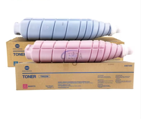 Genuine TN622 Konica Minolta Laser Original Toner Cartridge Box 622 A5E7150 A5E7250 A5E7350 A5E7450 Bizhub c1085 C1100 C6110