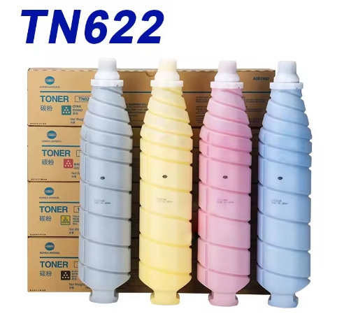 Genuine TN622 Konica Minolta Laser Original Toner Cartridge Box 622 A5E7150 A5E7250 A5E7350 A5E7450 Bizhub c1085 C1100 C6110