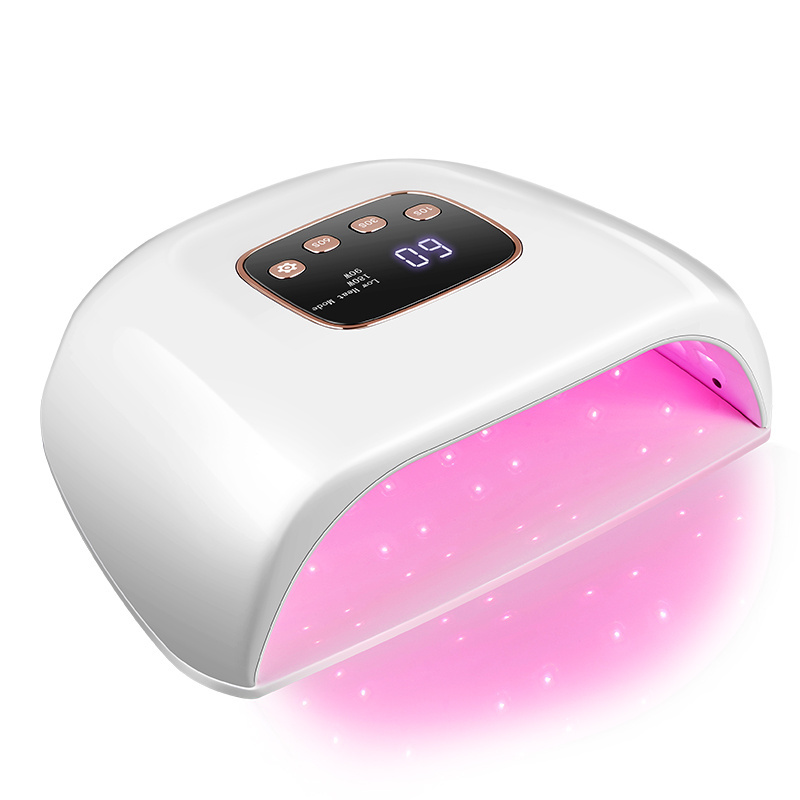 Professional Electric Red Light Uv Gel Nail Dryer For Salon Use 180W Double Hands Led UV Nail Lamp