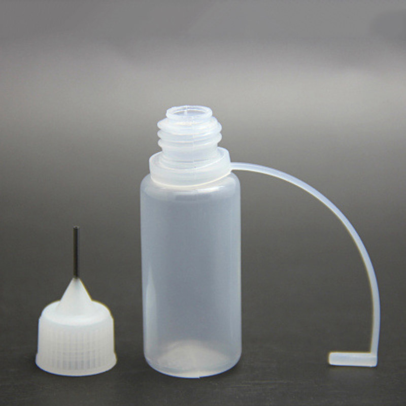 10ML PE Glue Applicator Needle Squeeze Bottle for Paper Quilling DIY Scrapbooking Crafts Refillable Bottles