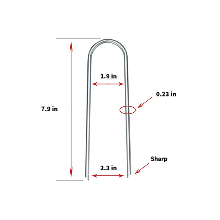 Trampoline Accessories U Shaped Trampoline Stakes Keep Trampoline Stable