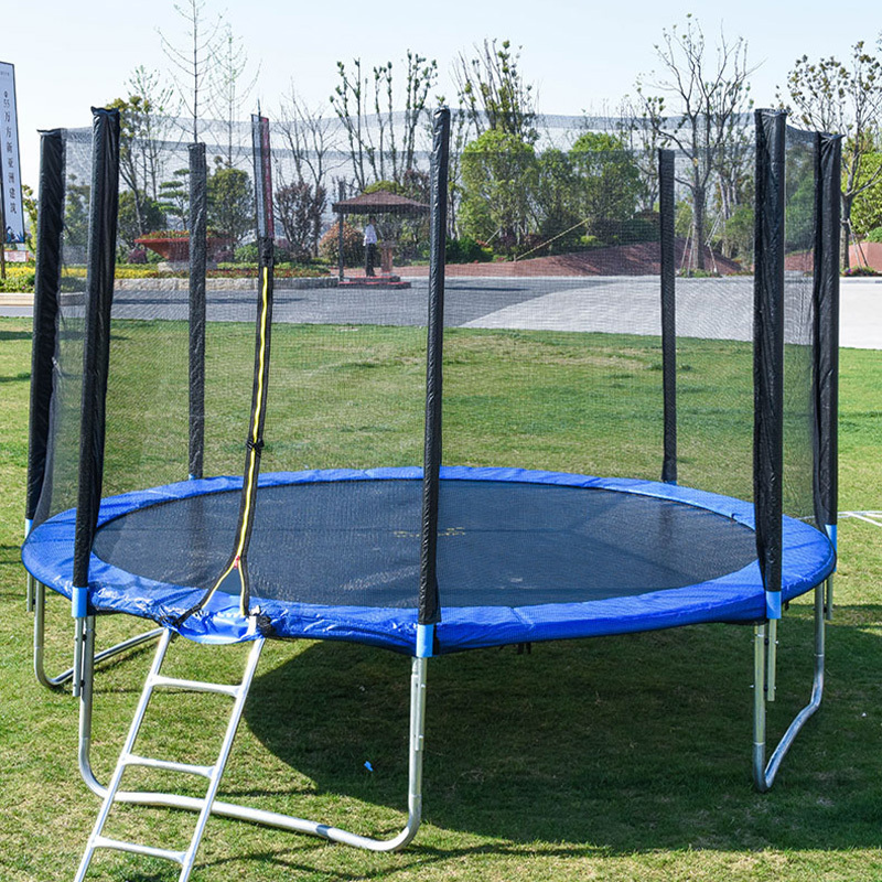 Custom Large Indoor Garden Backyard 6ft 8ft 10ft 12ft 14ft 16ft Round Outdoor Trampoline with Tent/Roof Cover