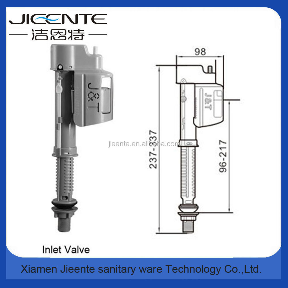 sanitary fitting one piece toilet flush valve