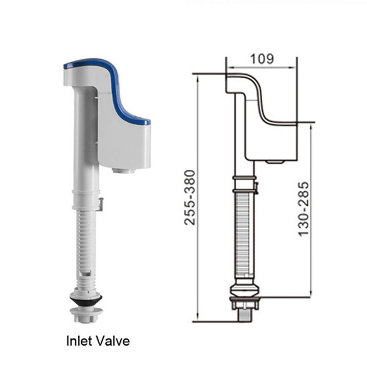 Patent Design Plastic Toilet Fitting Inlet Valve Flush Pump