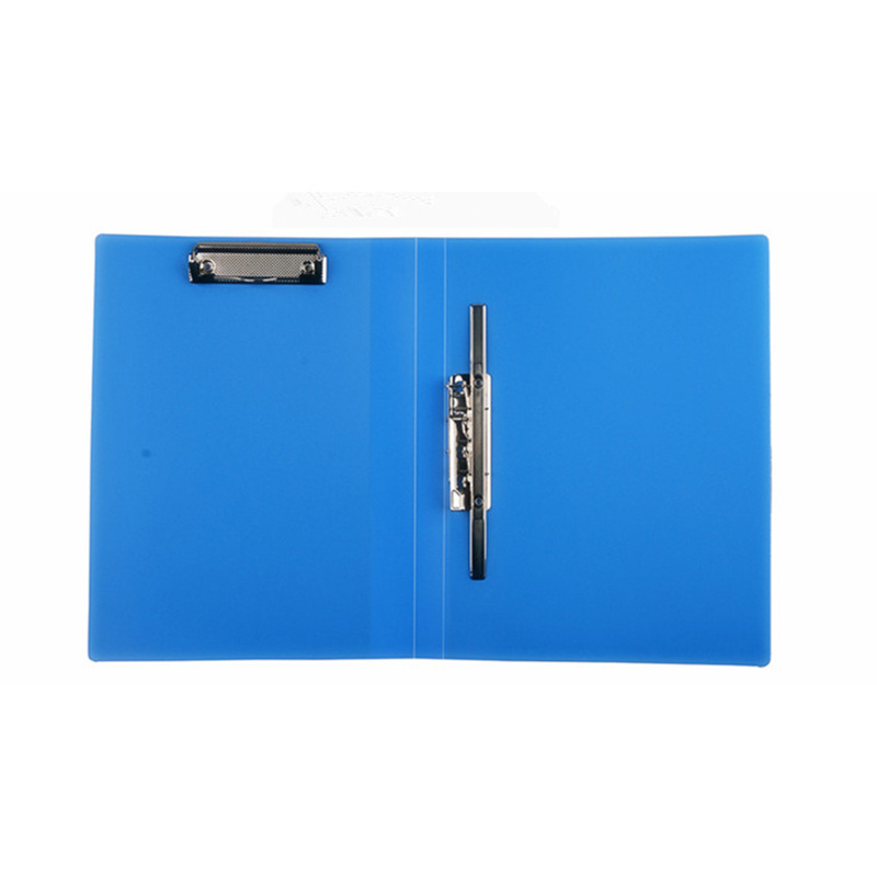 Office Secure Blue Hard Plastic Lever Clip A1 A3 Size Book Printed File Folder With Clips