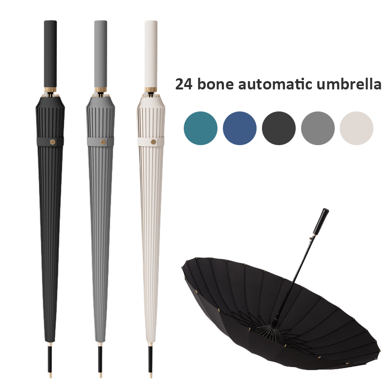 Promotional Custom Logo Luxury Auto Open Big Cheap WindProof Sunshade Golf heavy duty outdoor stick umbrella rainy manufacturer