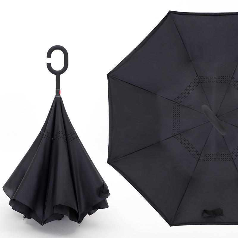 Promotional Wind Proof Reverse Unique Travel Custom Printed Print Umbrella For Men