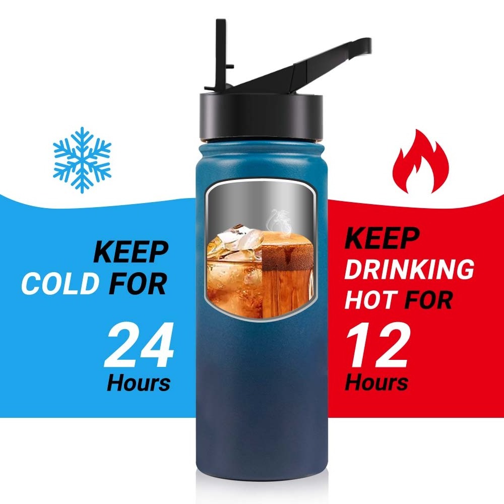 Metal 32 oz 40 oz Hot Water Termos Water Bottle Stainless Steel Water Bottle For Kids