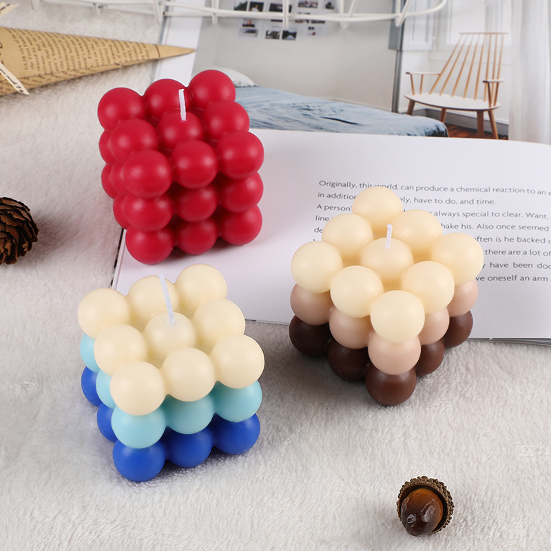 High Quality Making Custom Novelty Supplies Luxury Decor Candles Aesthetic Small Cute Unique Scented Warmer Bubble Candle