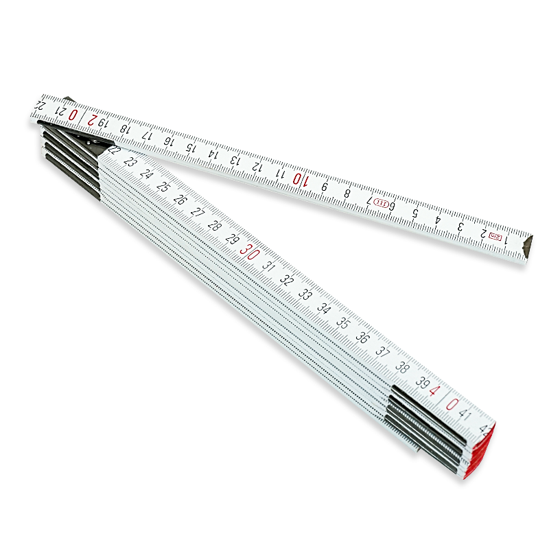 3m Folding Ruler Wooden Folding Ruler Black Ground Color 1 Meter 2 Meter Folding Wooden Ruler With Logo