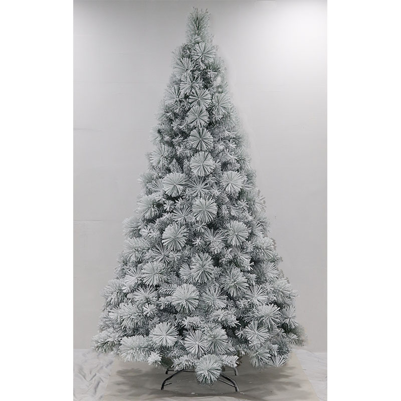 2020 High Quality Snow Flocked Christmas Tree Luxury Custom Mixed Pine Full Fat Christmas Tree