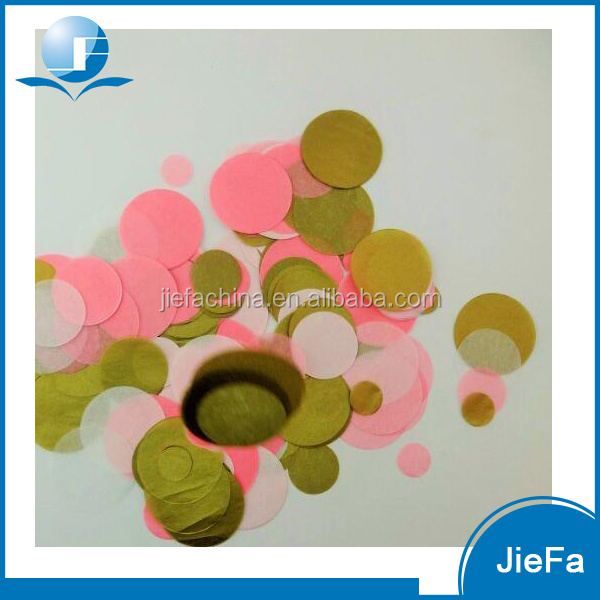 Lovely Durable Confetti Circles Party Paper Tissue Confetti