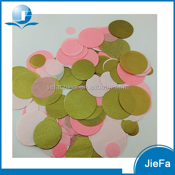 Lovely Durable Confetti Circles Party Paper Tissue Confetti