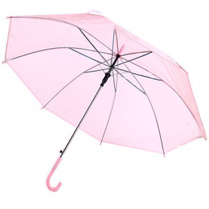 Transparent kid Umbrella Clear folding PVC Umbrella With Transparent Handle