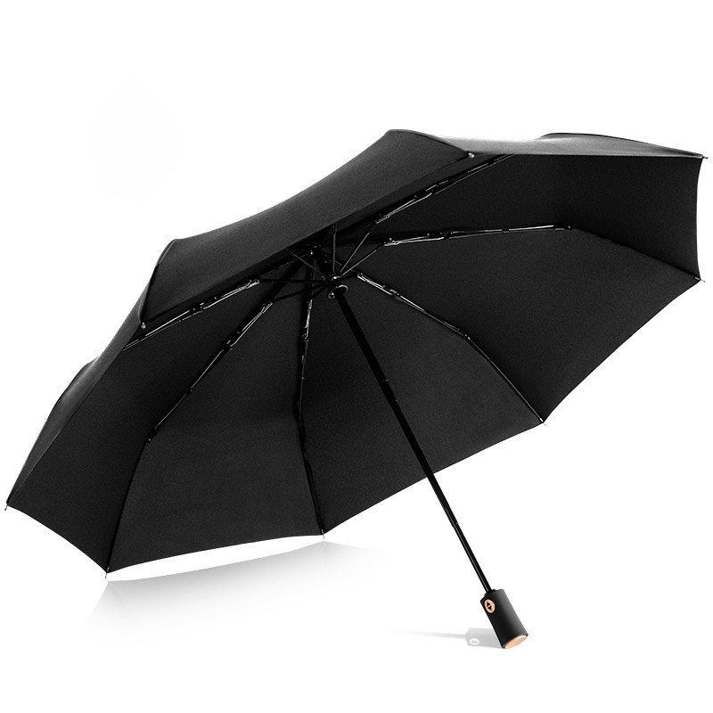 Auto open close stronger advertising folding black umbrella