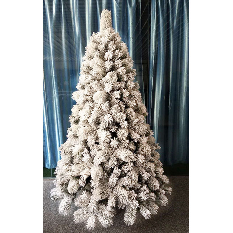 2020 High Quality Snow Flocked Christmas Tree Luxury Custom Mixed Pine Full Fat Christmas Tree