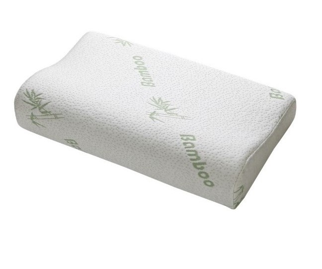 Slow Rebound Bamboo Fabric Memory Foam Contour Pillow