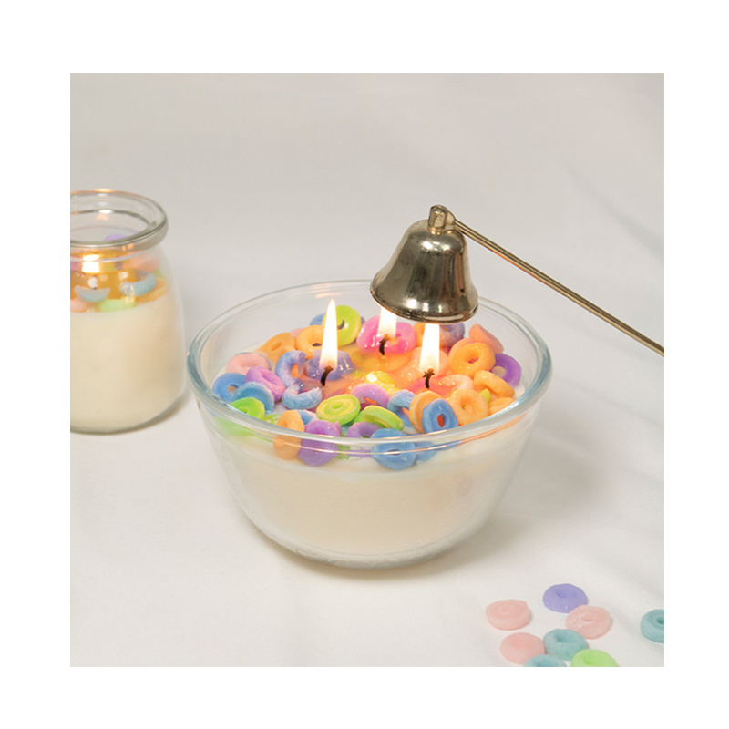 Natural Cereal Bowl Scented making candle wax Fragrance Oil Logo Scented Candles