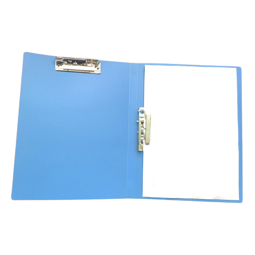 Office Secure Blue Hard Plastic Lever Clip A1 A3 Size Book Printed File Folder With Clips