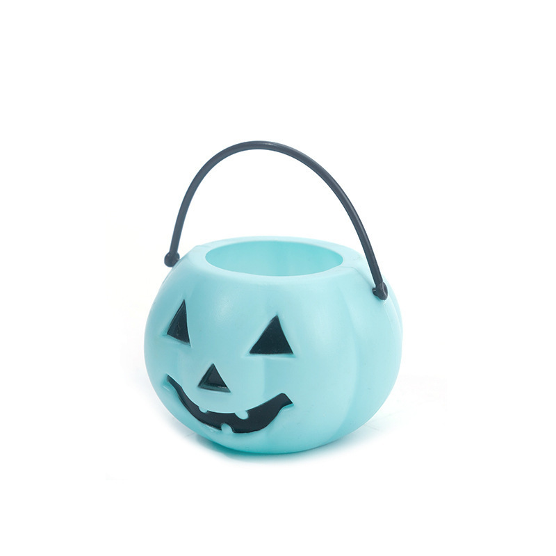 Mini Retro Halloween Party Personalized Logo Multicolor Cauldron  Pot Halloween Candy Bucket